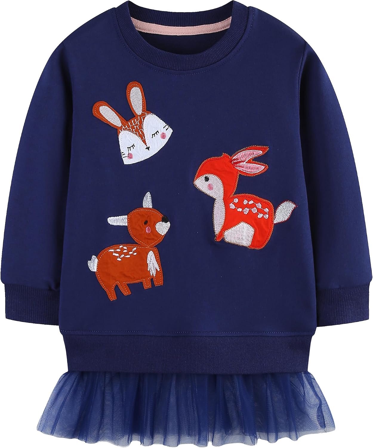 Sweatshirt voor meisjes, katoen, lange mouwen, print, warm, casual, sport, 2-7 jaar, maat 92-122