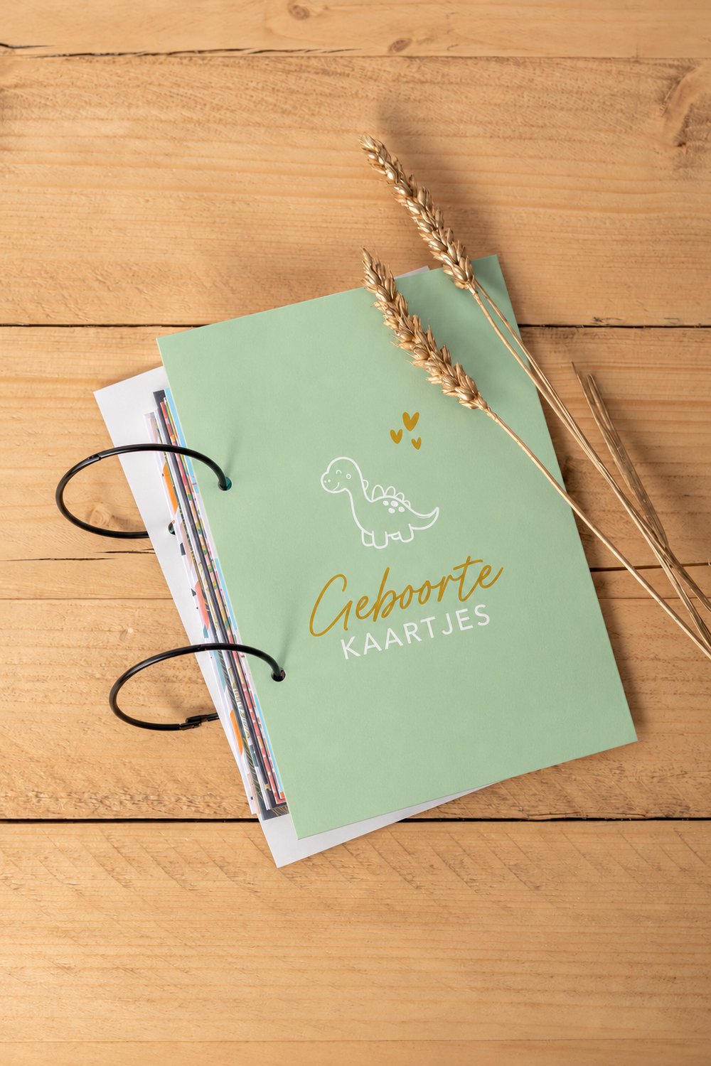 Great Memories by Goodz4All Bewaarbundel Wenskaarten – Verzamelbundel Kaarten Geboorte Bewaren – Mint met Goud