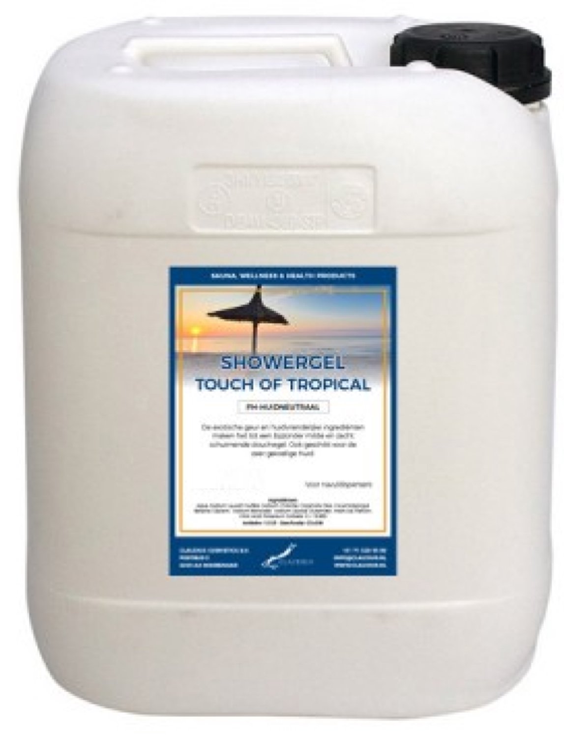 Claudius Douchegel Touch of Tropical 10 liter - showergel - navulling - voordeelverpakking