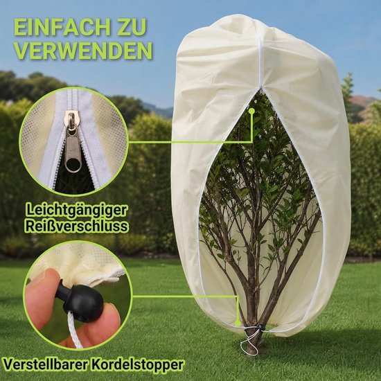 Winterbescherming voor planten 200 x 240 cm, 85 g/m² — afbeelding 2