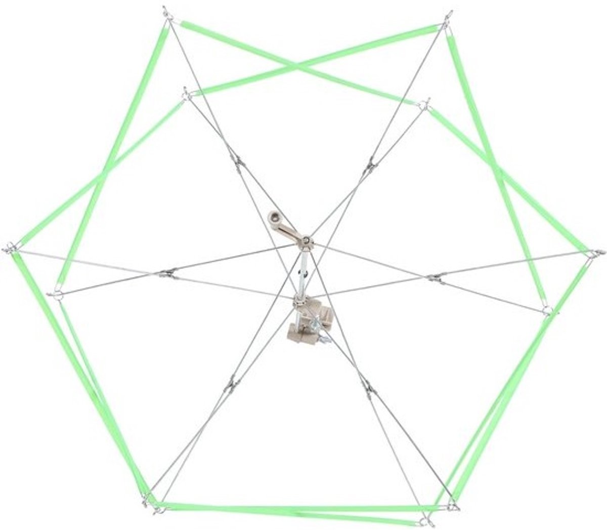 Garenwinder - Wolhouder Draadorganisator - Garen Snel Wikkelen - Verstelbare Kanteling - 66 x 66 x 45 cm - Metaal
