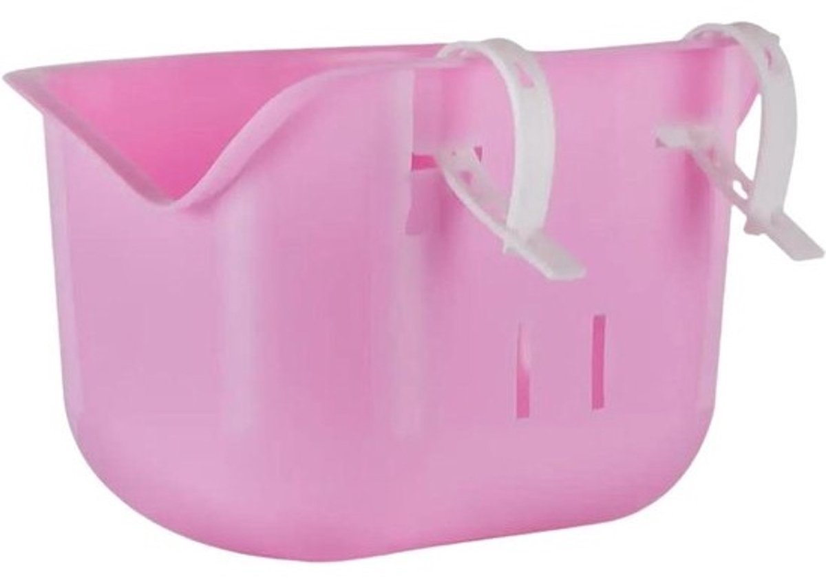 Poppenzitje Fiets - Babypoppenstoel Kinderzitje - Poppen Vervoeren - Verstelbaar Universeel - 21 x 15 x 14 cm - Roze