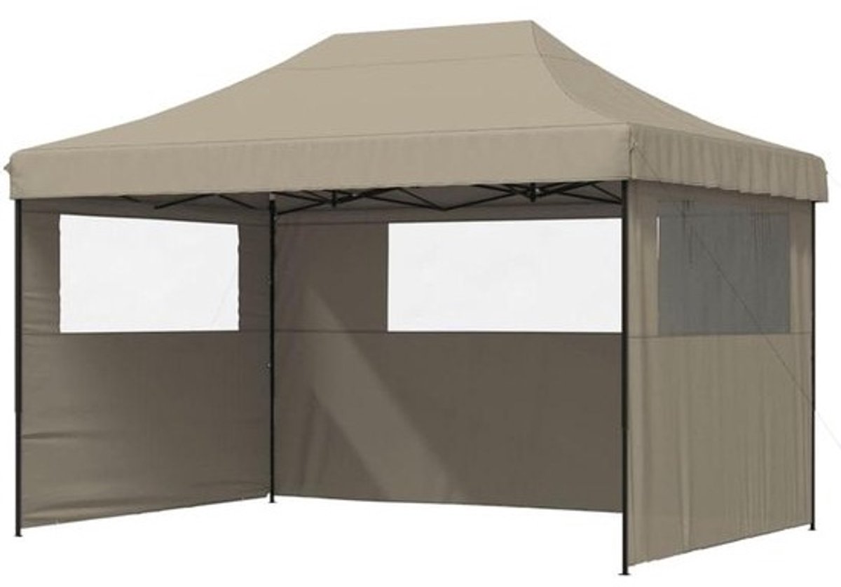 Opvouwbare Partytent - Pop-up Tent Evenementen - Buitenfeesten Organiseren - Met 3 Zijwanden - 410 x 279 x 315 cm