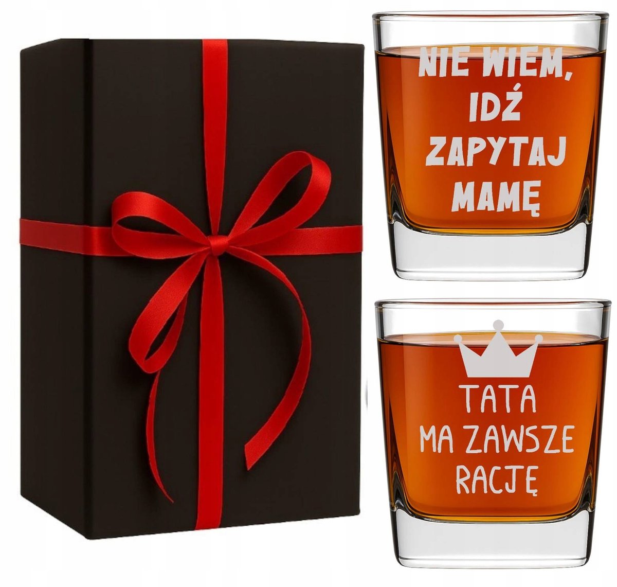Gepersonaliseerde Whiskyglazen Set (2 stuks, 250ml) - Uniek Cadeau