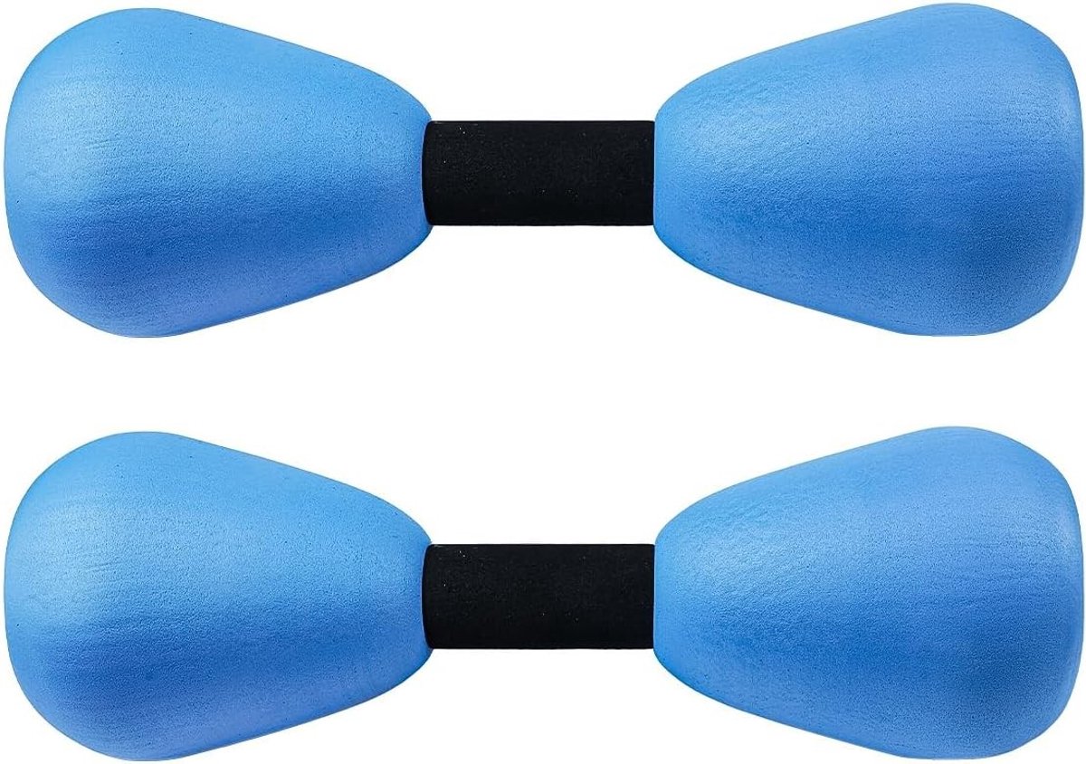 Water Dumbbells Set voor Aquatische Fitness - 2-Pack EVA Foam Weerstandsgewichten voor Water Aerobics, Gewichtsverlies en Yoga Training