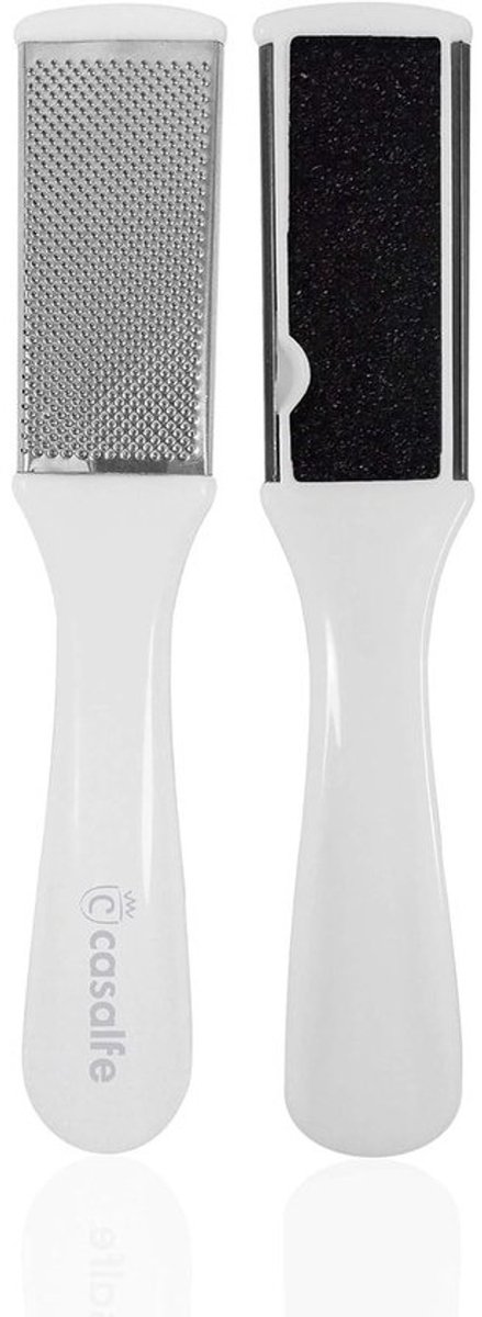 Eeltverwijderaar met Vijl - Voetverzorging Tool - Gladde Voeten - Opvangbak Huidresten - 17.8 x 3.1 cm