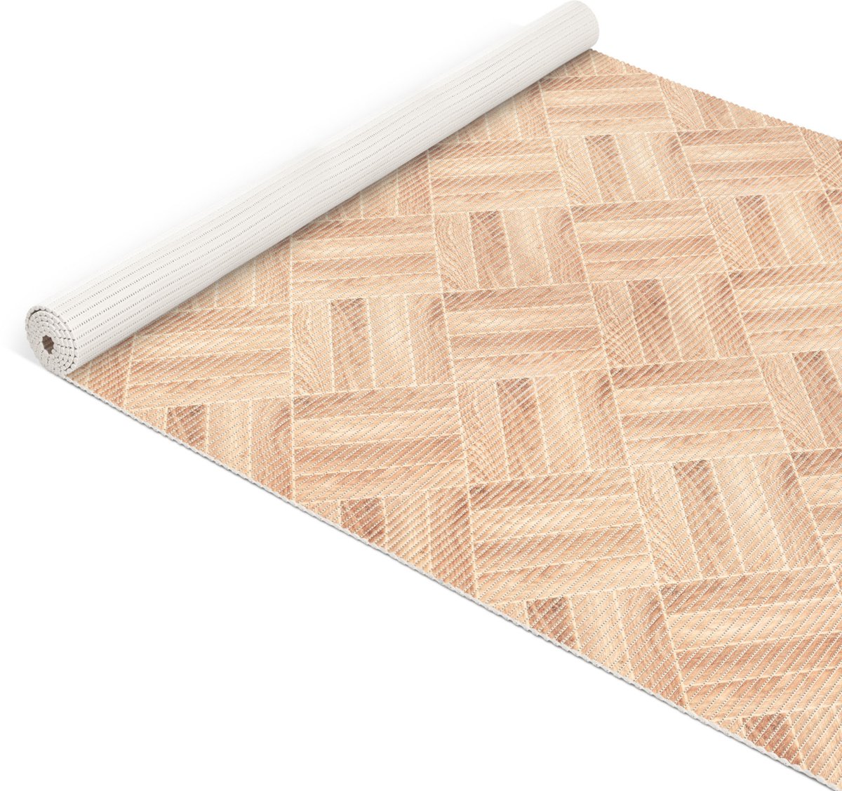 ANRO Badmat Beige 130x100cm Antislip Douchemat Afwasbaar Sneldrogend