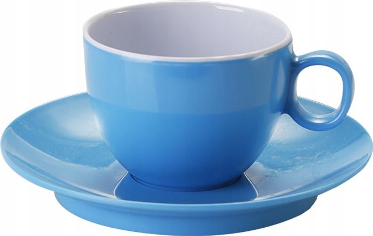 Brunner Melamine Espresso Kopje Spectrum Blauw 100ml - Onbreekbaar