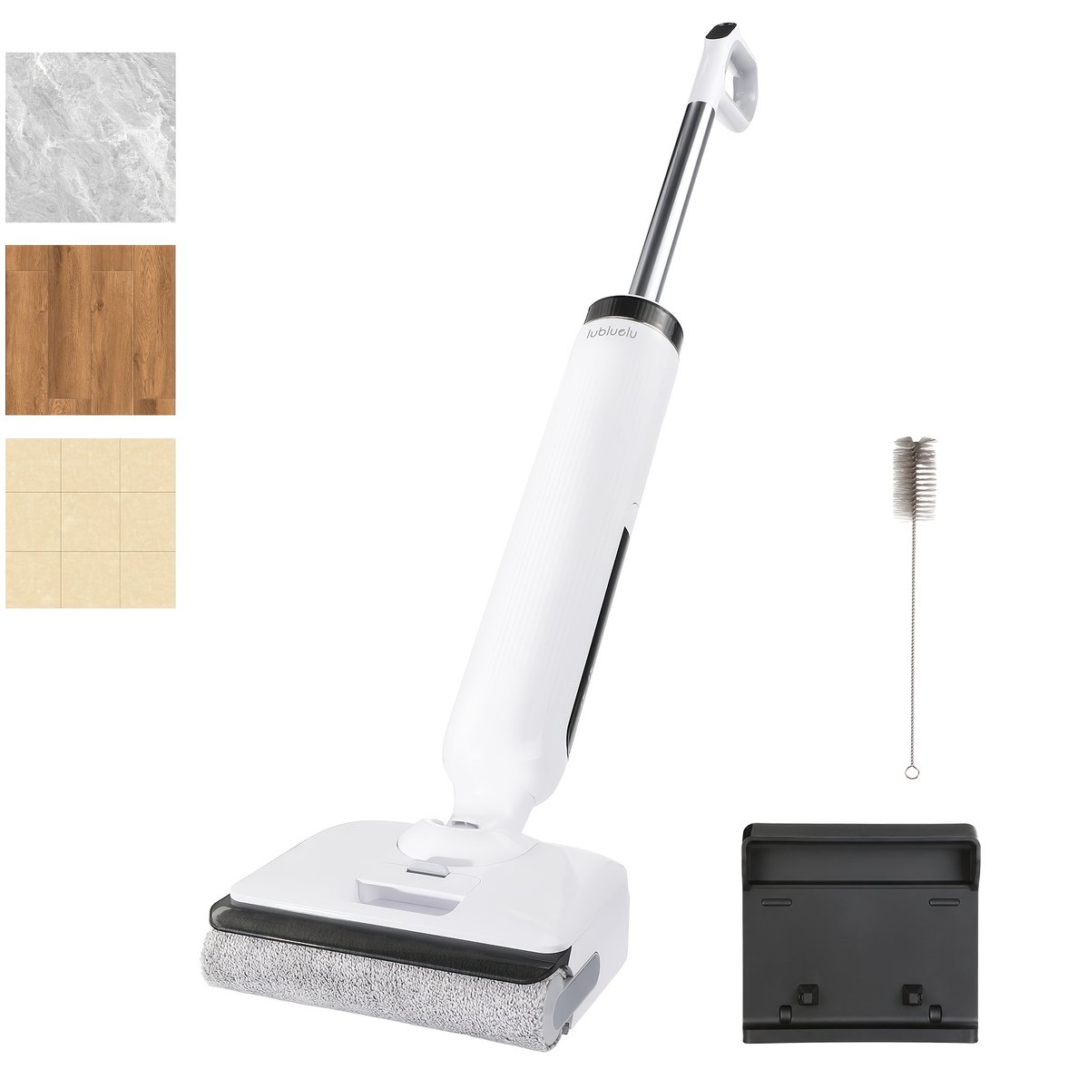 Lubluelu T9 nat- en droogzuiger - 180° ultradunne liggende stand - 20Kpa Draadloze Nat- en droogzuiger met zelfreinigend systeem – LCD-scherm - Alles-in-één vloerreiniger - Geschikt voor Harde vloer