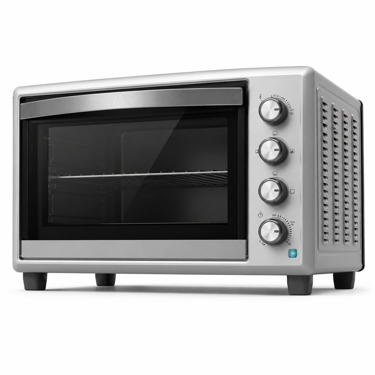 Mini Oven 60L – 2200W Heteluchtoven – 12 Functies – Rotisserie – Tot 230°C – Binnenverlichting