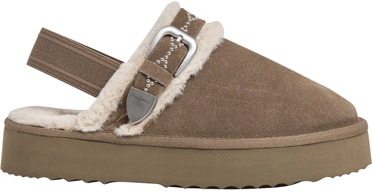 Pepe Jeans Dissy Strap Klompen Bruin,Grijs EU 41 Vrouw