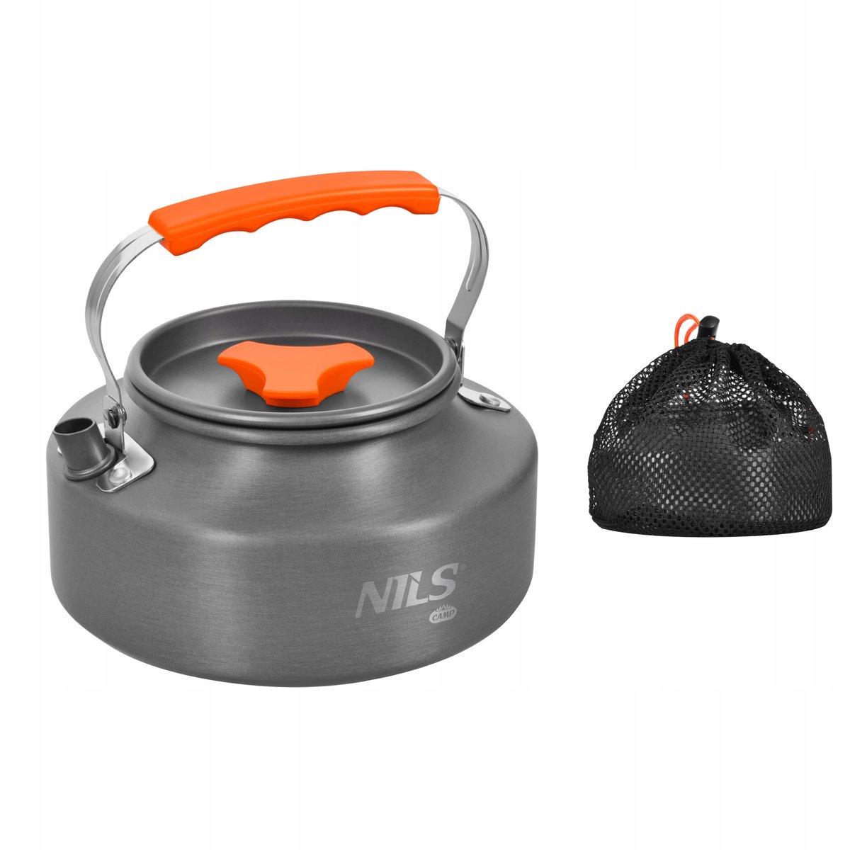 Nils Camp Camping Waterkoker 1,1L lichtgewicht aluminium gasbrander