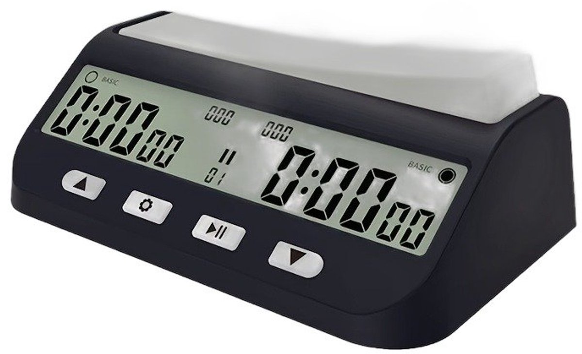Currero Schaakcomputer - Elektronisch Schaakspel - Schaakklok - Schaak Timer - Nederlandstalig - Digitaal - Kinderen en Volwassenen - YS-9901