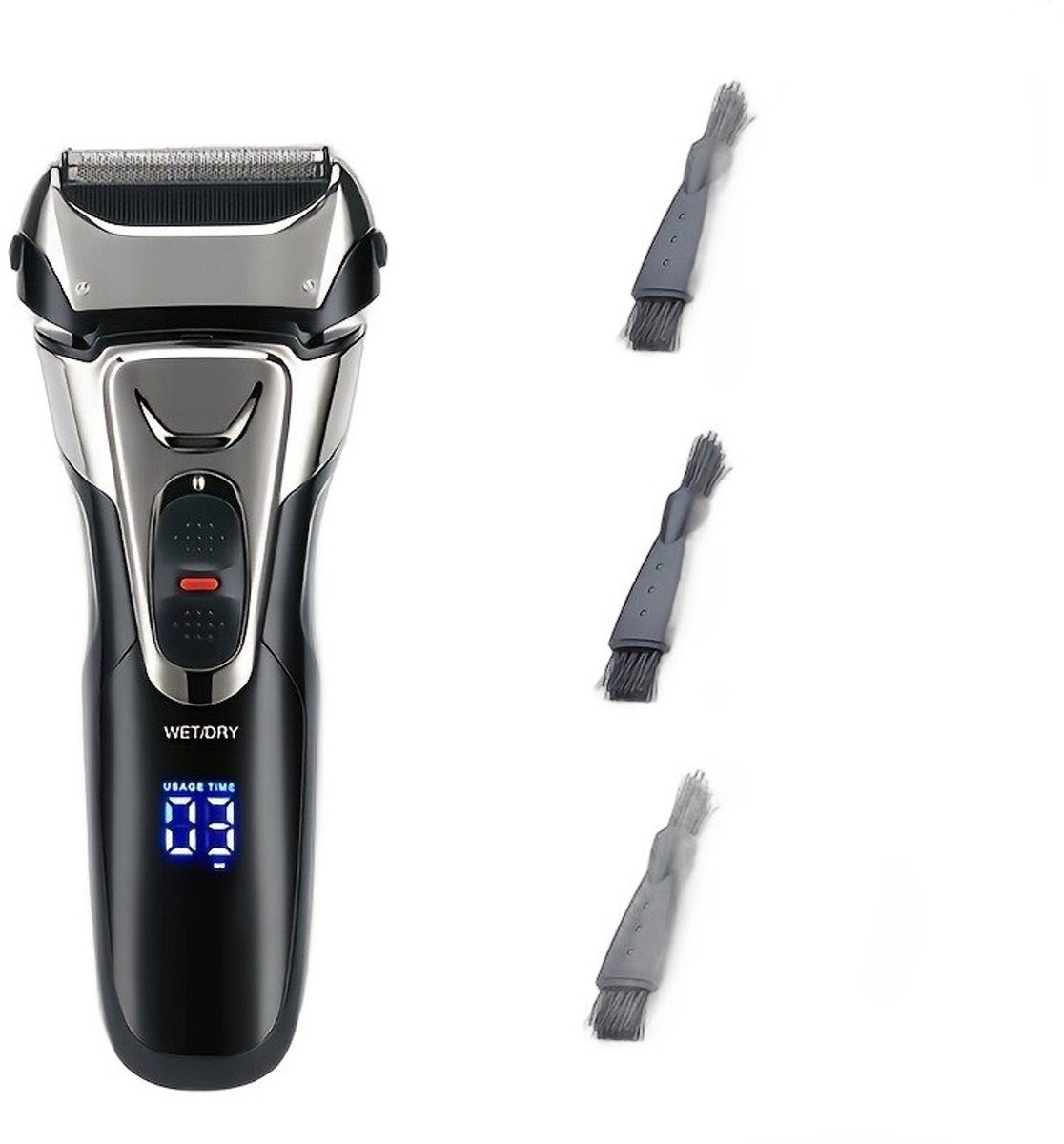 Currero Foil Shaver - Scheerapparaat Mannen - Hoofd Scheerapparaat - Head Shaver - Tondeuse met Trimmer - Lichaam en Baard - Oplaadbaar