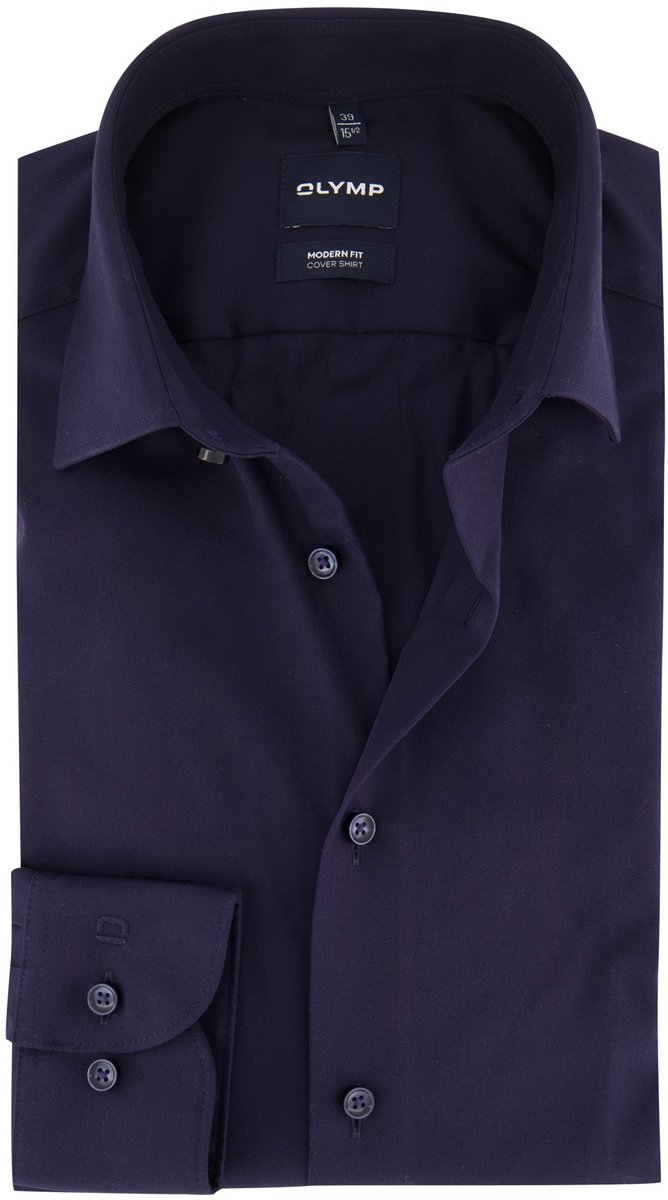 Overhemd Olymp donkerblauw