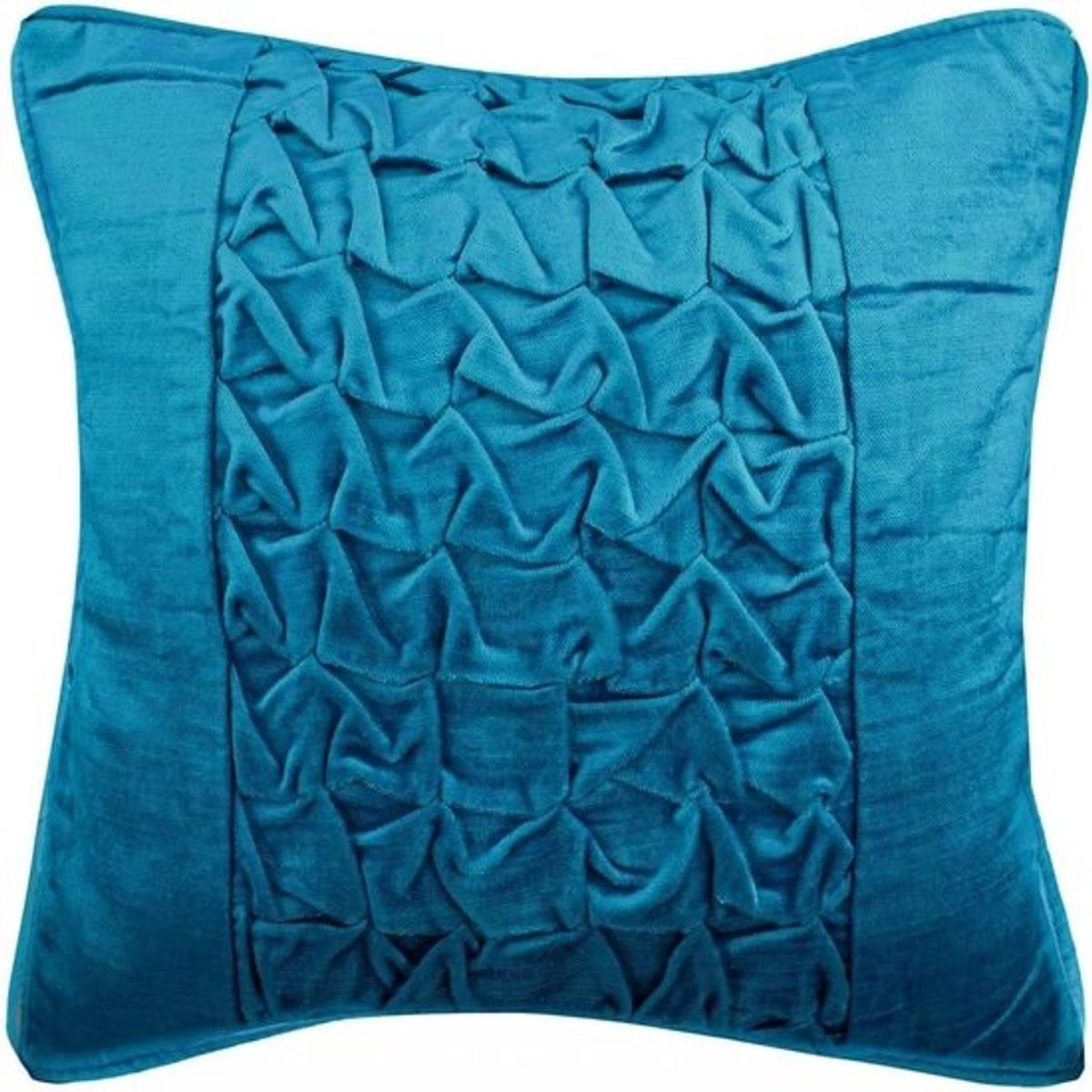 Decoratieve Kussens - Kussenhoezen - Woonkamer Decoratie - Handgemaakt Fluweel - 60x60 cm - Blauw