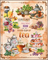 Lanarte - Telpakket kit Tea lover's delight - PN-0229170 - Borduren - Borduurpakket - Borduurpakket volwassenen - Borduurpakket kind