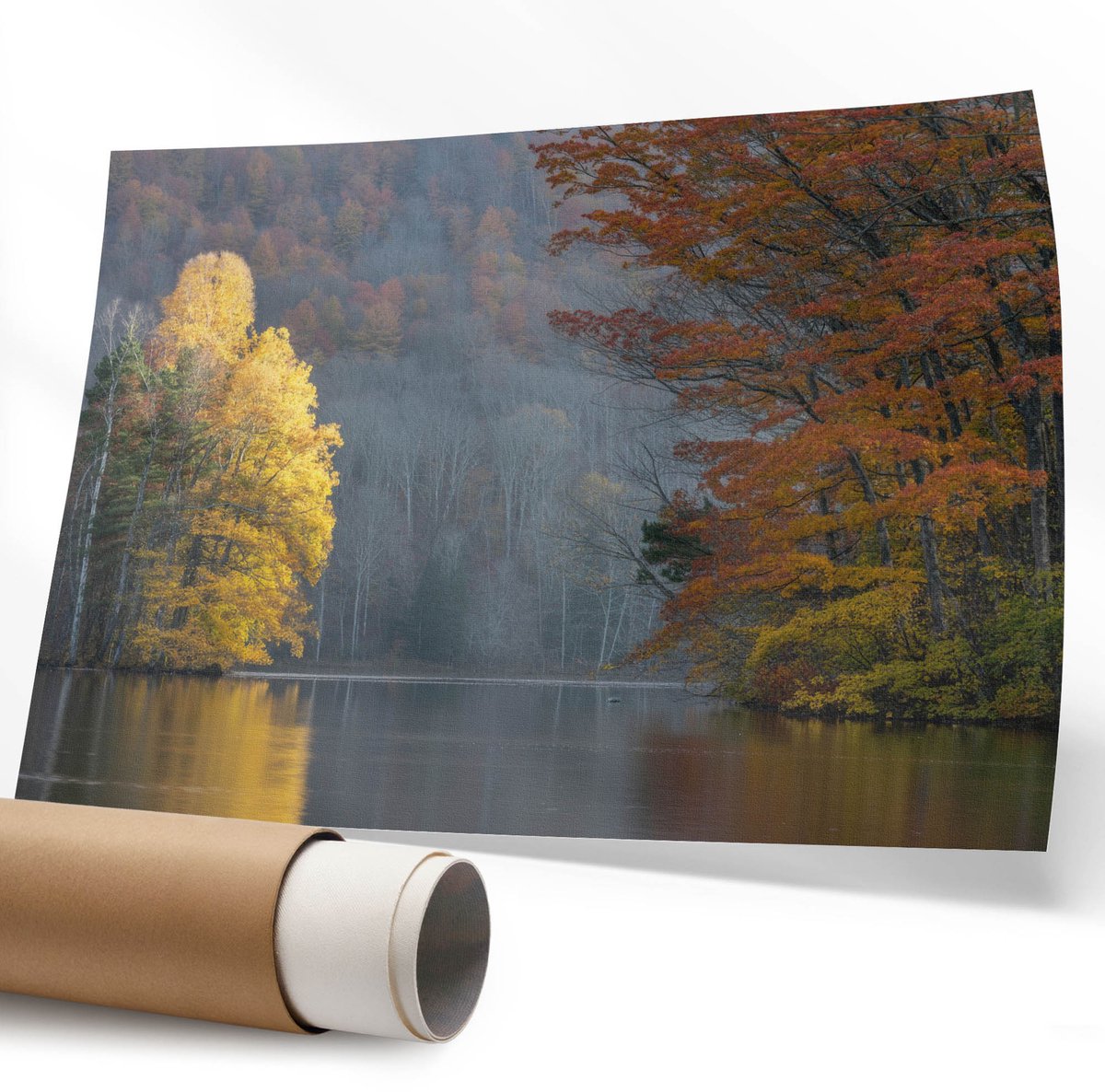 Coloray Polycanvas Poster - Kleurrijke Geometrie, Schilderen - 594 x 840 mm - Zwart Motief - Rechthoek - Kunstposter - Slaapkamer - Modern
