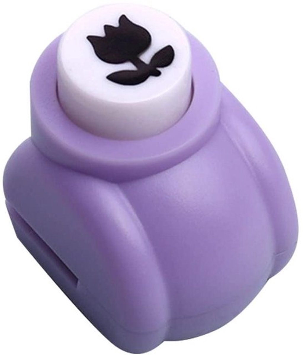 Papier Perforator - Motiefpons Knutselpons - Scrapbooking Kaarten Maken - Schone Gladde Snede - 1 cm Patroon - Blauw