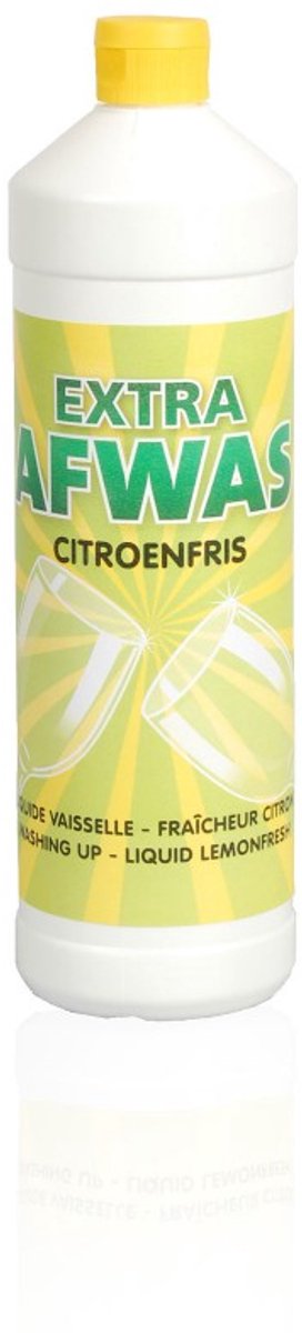 Claudius Afwasmiddel 1 Liter – Vaatwasmiddel – Afwaszeep – Navulling – Voordeelverpakking - 12 stuks