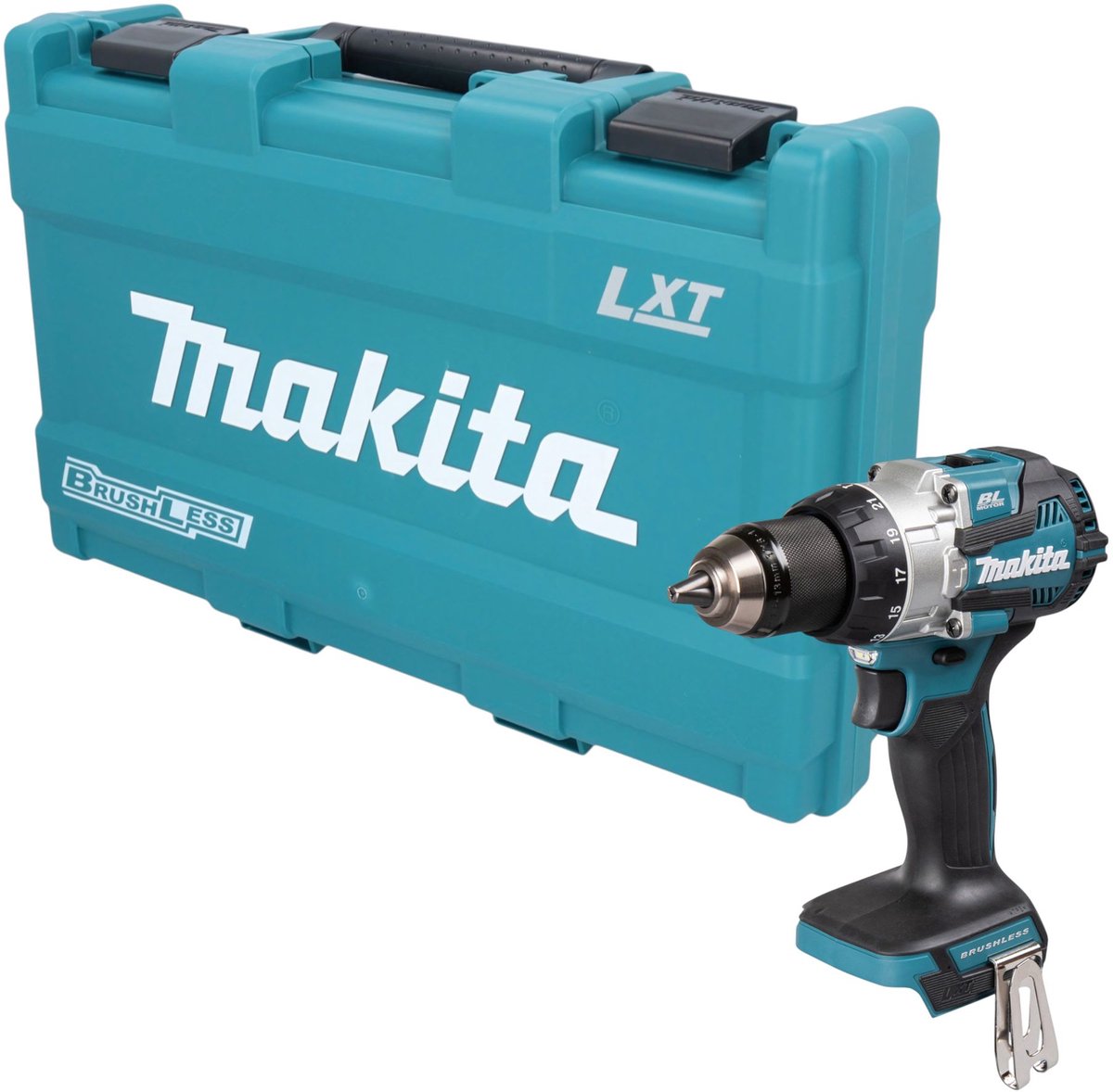 Makita DHP 489 ZK accu-slagboormachine 18 V 73 Nm borstelloos + koffer - zonder accu, zonder oplader