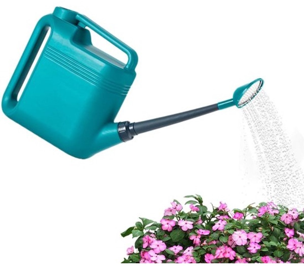 Gieter - Waterkan Planten - Planten Water Geven - Dubbele Handgrepen - 8 Liter - Grijs