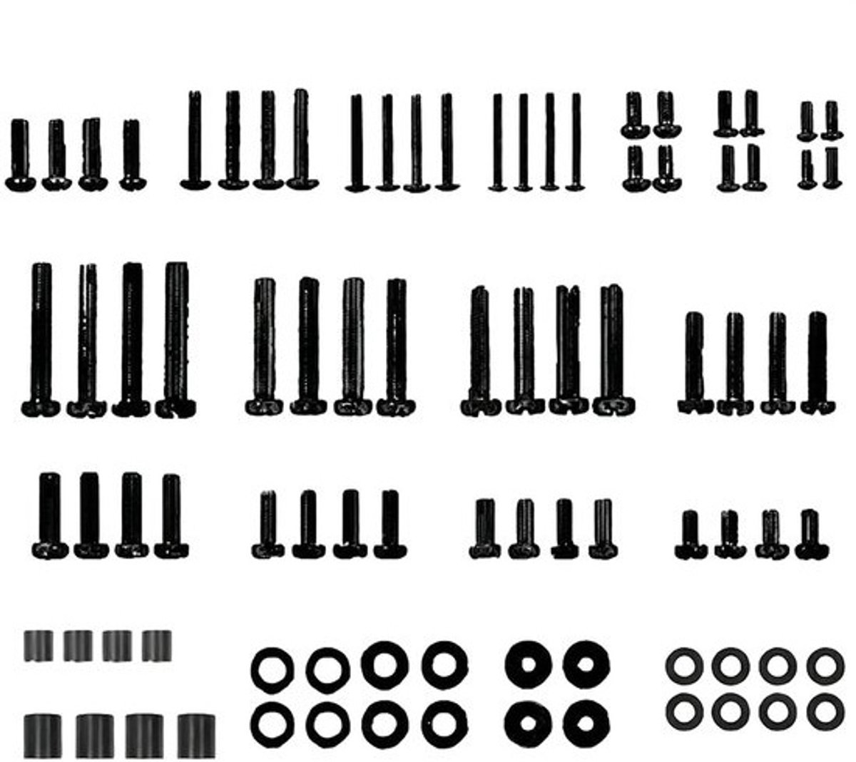 Montageschroeven TV - Bevestigingsset - TV Ophangen - Universele Set - 84 Stuks - Zilverkleurig