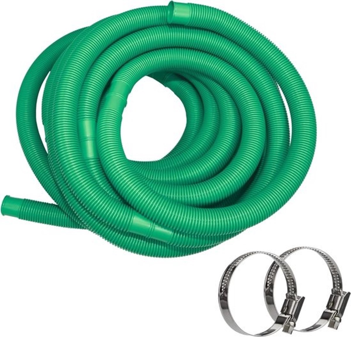 Zwembadslang - Pompslang Tuinslang - Zwembad Onderhoud - Made in Germany - 38mm 1 meter - Groen