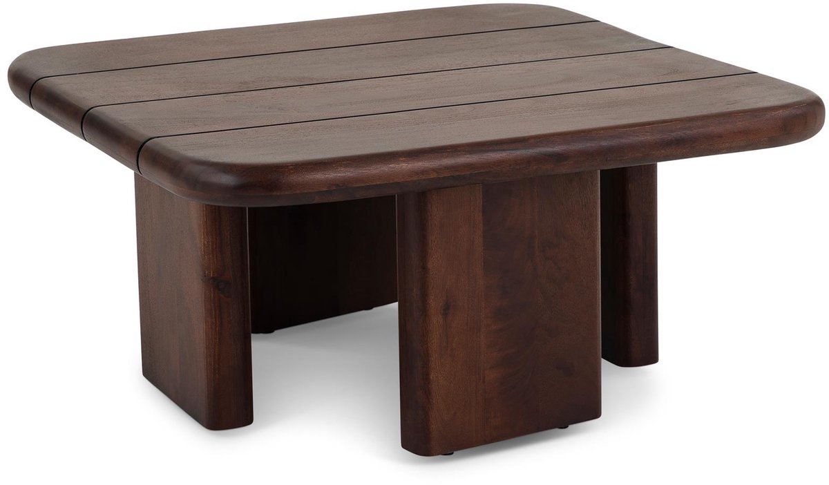 IDIMEX Salontafel YAMA 70 x 70 cm van acaciahout – donkerbruin