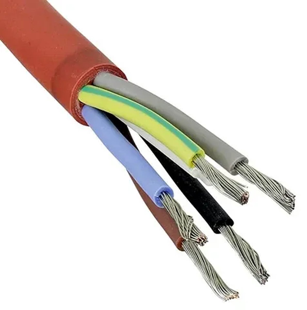 VCB siliconenkabel 5x2,5mm - 100 meter