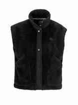 BJØRNSON Elino Coral Fleece Bodywarmer Dames - Zacht - Maat 46 - Zwart
