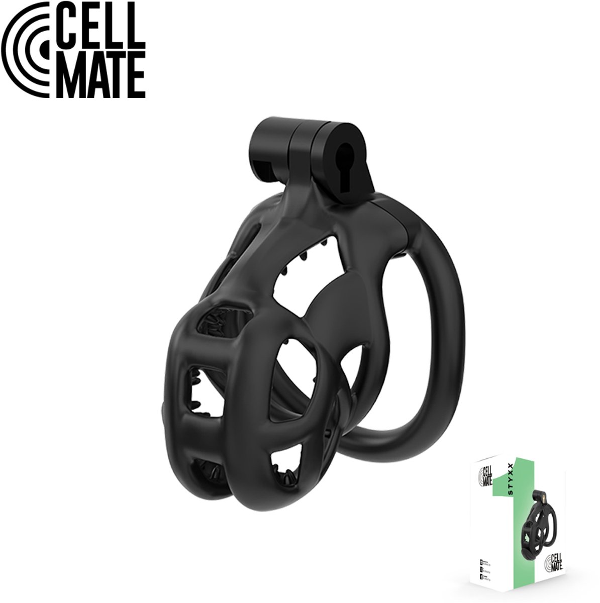 Cellmate - Styxx Chastity Cage - Discreet design - Maat 1