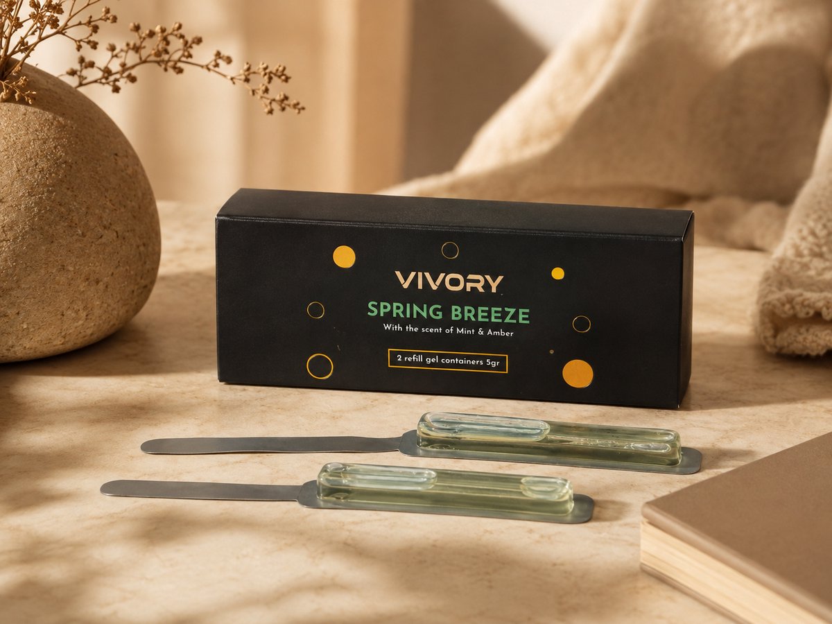 Vivory Spring Breeze Mint & Amber - 2 Refill autogeur