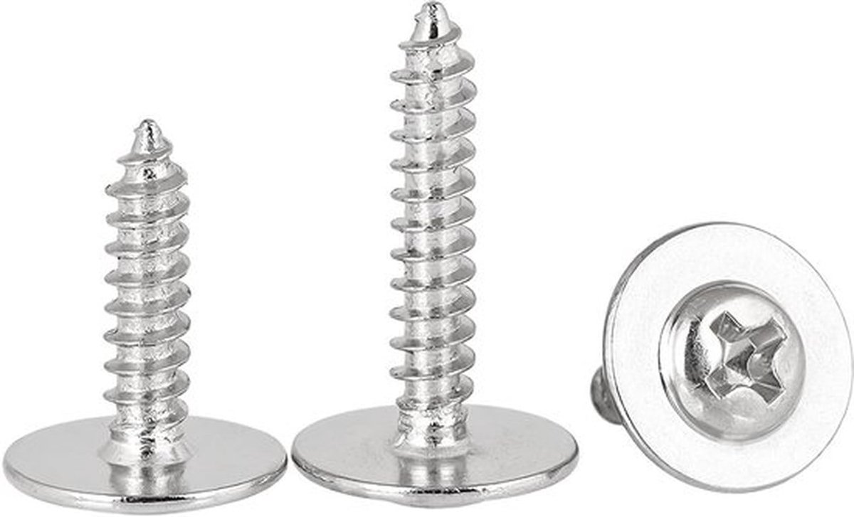 - Houtschroeven - 25 Stuks - Corrosiebestendig - M3 x 10 x 8mm - Zelftappende Schroeven - Geschikt voor Hout en Kunststof