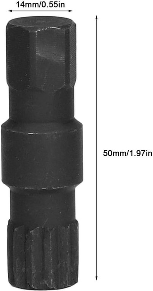 - Scharnier Pin Tool - Maritiem gereedschap - Vervanging voor Mercruiser - Zwart - Scharnier pin tool - Onderdeel 91-78310 - Geschik...