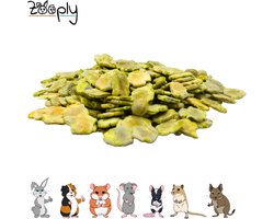 Zooply Erwtenvlokken - Kruiden & Snacks - 100% natuurlijk - Voor konijnen & cavia's - 600 gram