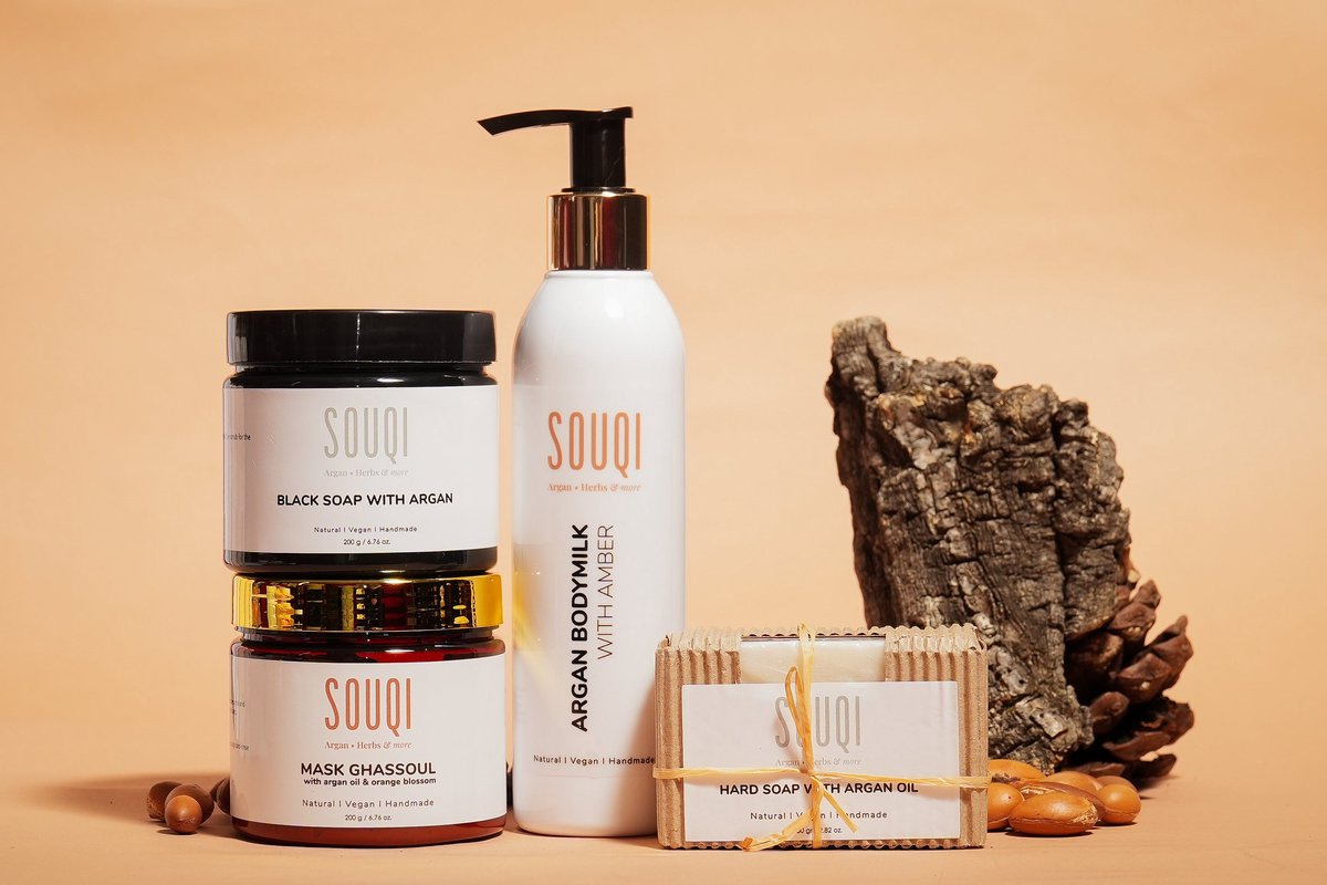 Souqi Sahara Giftset - Natuurlijke Verwennerij Cadeauset voor de Huid