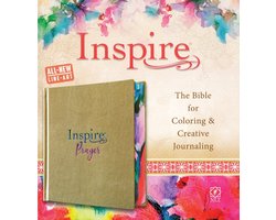 NLT Inspire PRAYER Bible, Hardcover, Metallic Gold