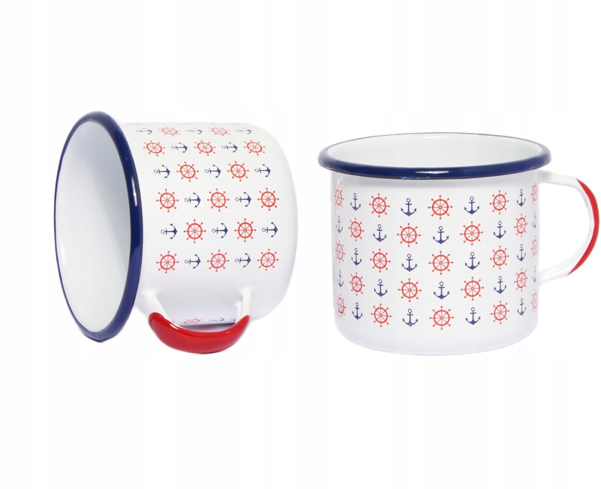 Emalieren Mok 9cm Zeebonk 400ml - Perfect voor Avontuur