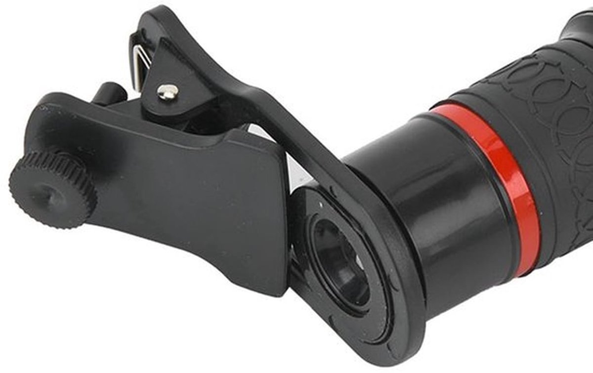 - Telefoontelelens - 20x Zoom - Langeafstandscamera - Zwart - Telefooncameralens - Ideaal voor Fotografie - Geschikt voor Smartphones