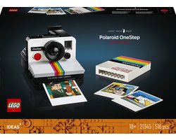 LEGO Ideas Polaroid OneStep SX-70 camera Vintage Bouwpakket voor Volwassenen 21345 Image
