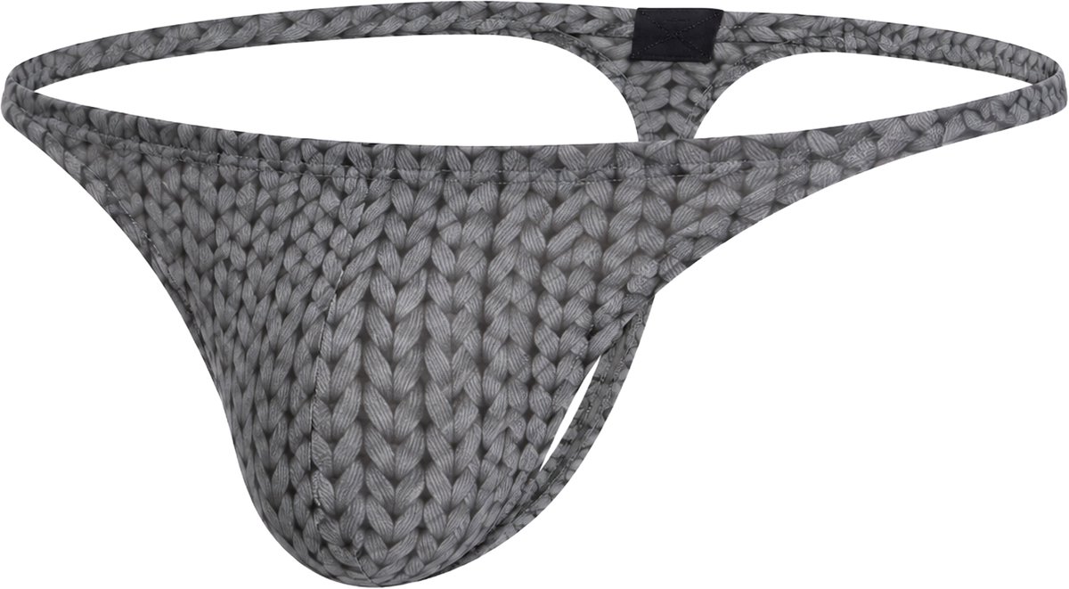 MODUS VIVENDI Illusion Thong Black - MAAT L - Heren Ondergoed - String voor Man - Mannen Thong