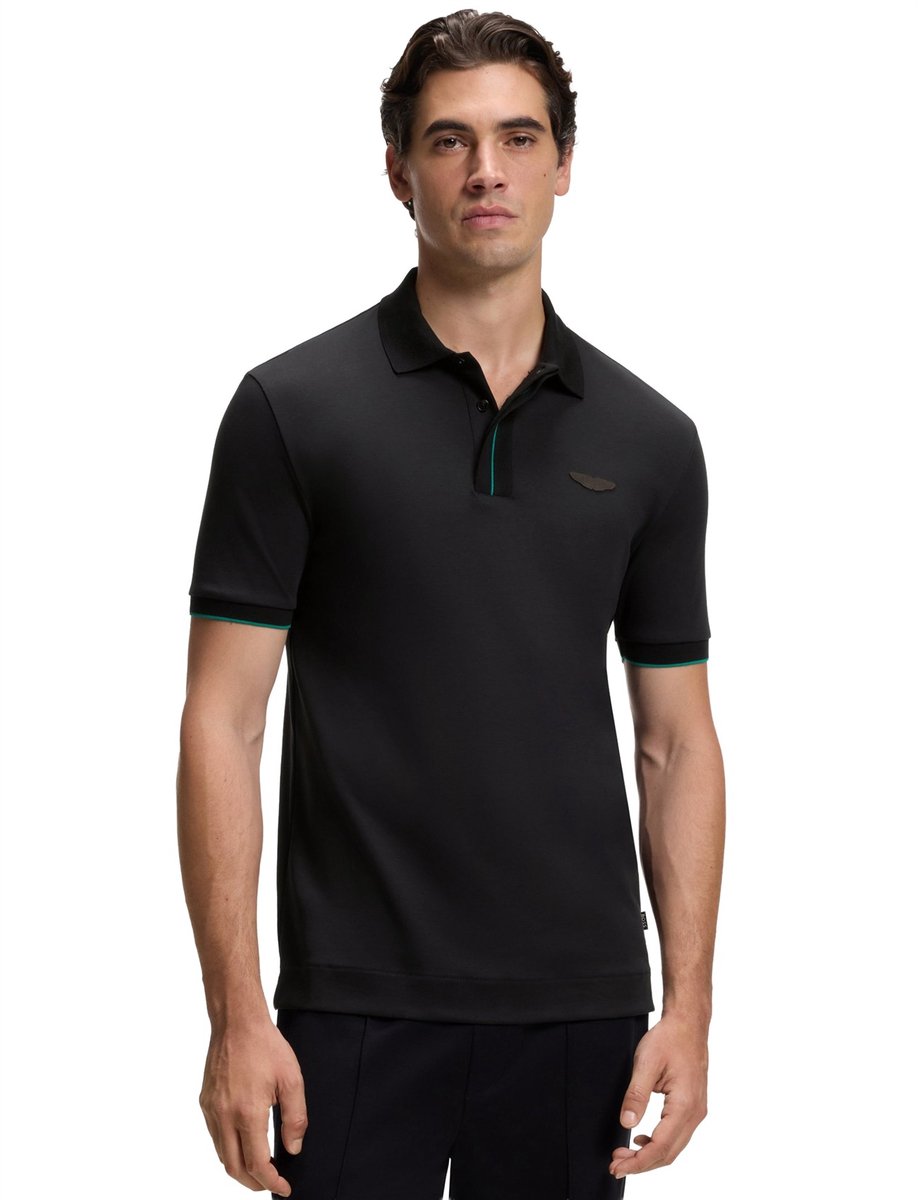 Hugo Boss poloshirt korte mouw zwart