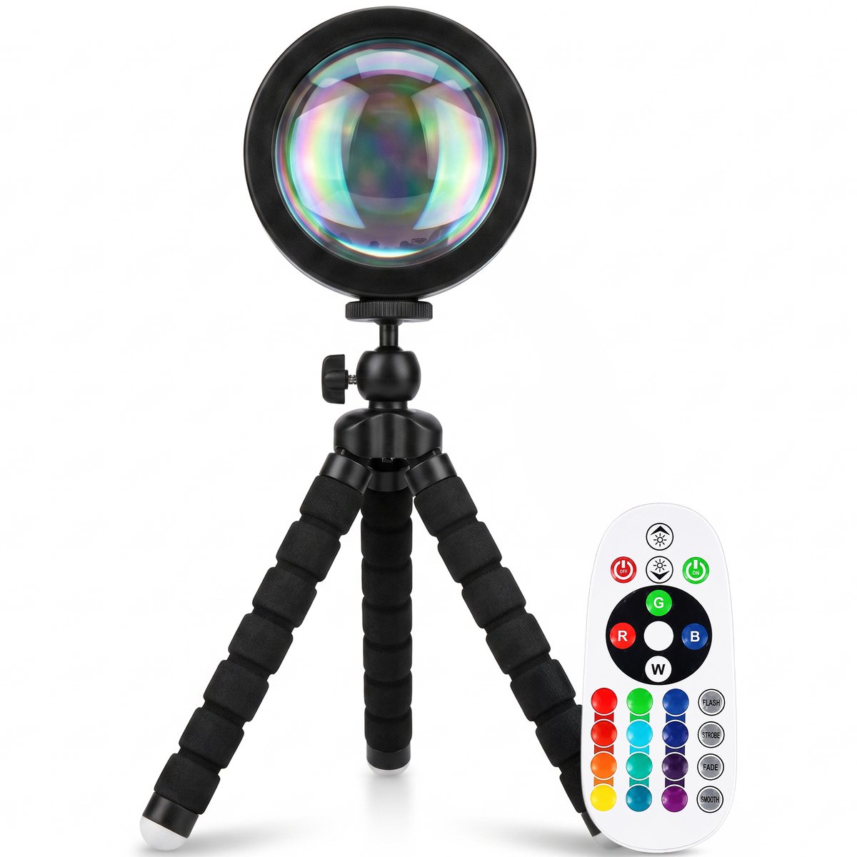 Sunset Lamp - incl afstandbediening - Tiktok Projectielamp - Sfeer Projector - Verlichting - 16 kleuren - Luft