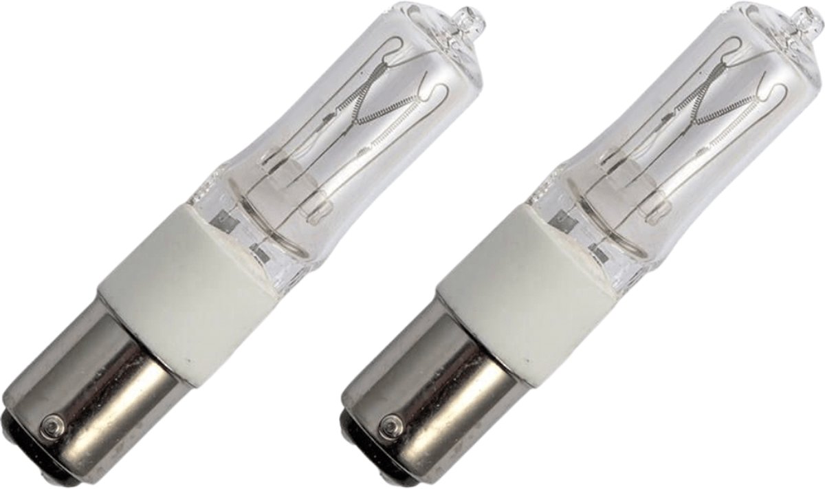 Halogeenlamp buisvormig | Ba15d | Helder | 15mm | 70W | Huismerk | vervangt Halolux