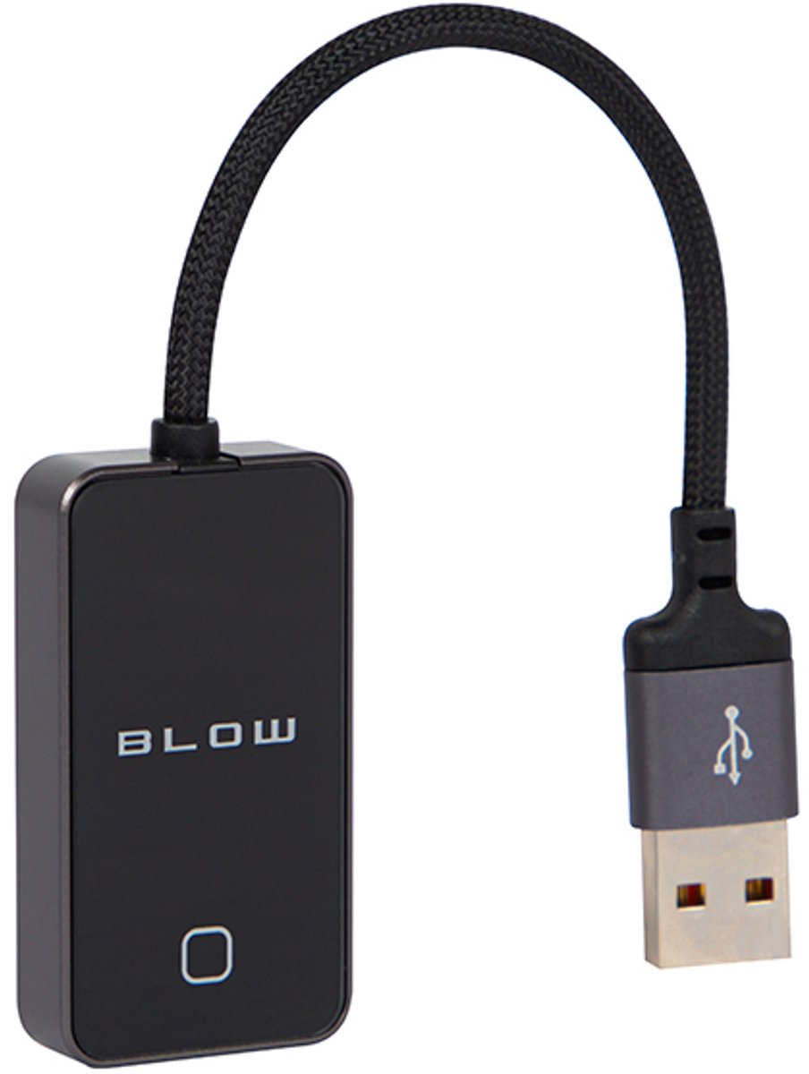 Universele CarPlay/Android Auto-adapter van Blow, Bluetooth 5.0, stroomverbruik 0,75 W, Plug & Play, 78-429