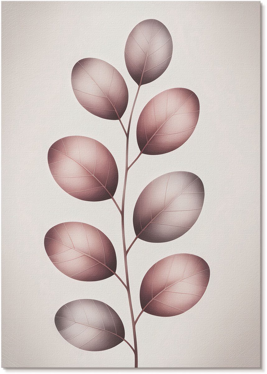 Tulup Polycanvas Poster - Goedemorgen! Nee, Bedankt., Schilderen - A2 - Bruin Design - Rechthoek - Kunstposter - Woonkamer, Slaapkamer, Kantoor - Vintage