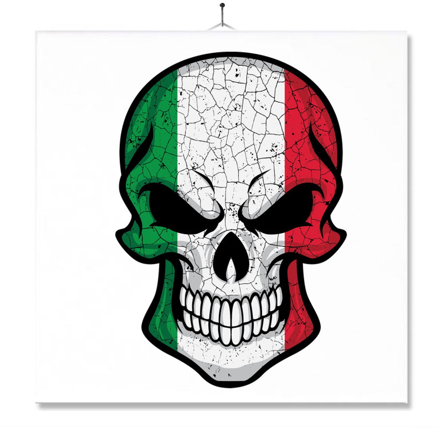 MC Living Tegel Met Opdruk | Schedel | Vlag | Italie Multi-Color