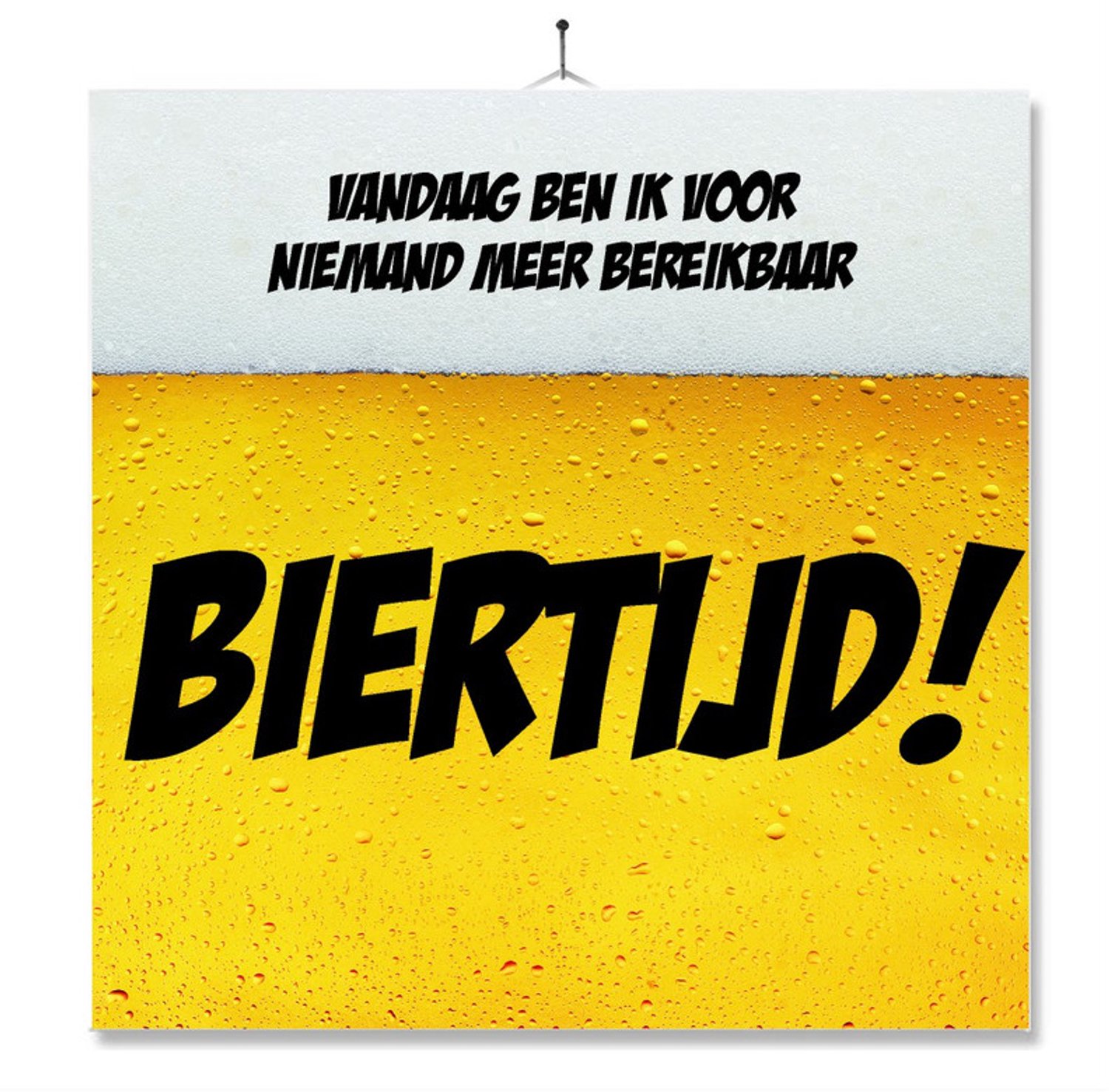 MC Living Tegel Met Opdruk | Grappig | Humor | Verjaardag kado | Biertijd Multi-Color
