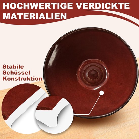 Keramische kommenset 16-delig — afbeelding 2